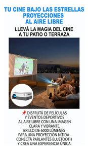 Proyector 4K con Android 10
