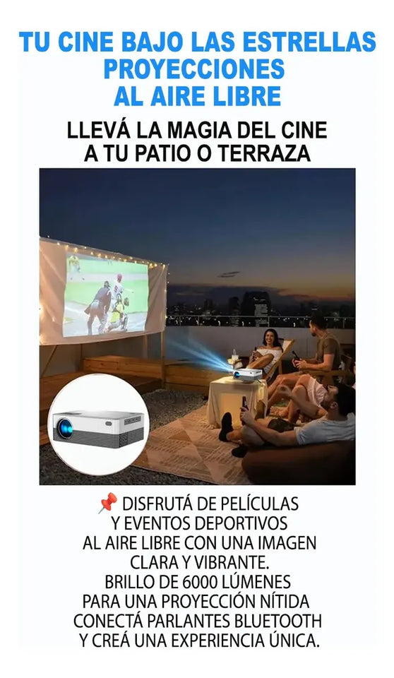Proyector 4K con Android 10